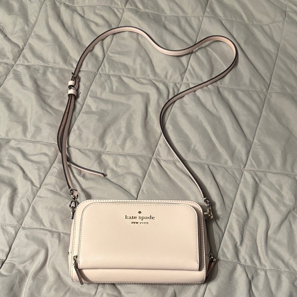 kate spade Handbags - kate spade Pale Pink Saffiano Leather Crossbody Bag